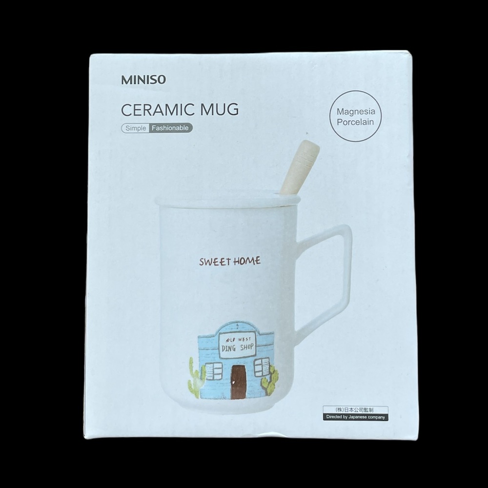 NIB MINISO House Pattern Ceramic Mug – C Version - Picture 3 of 3